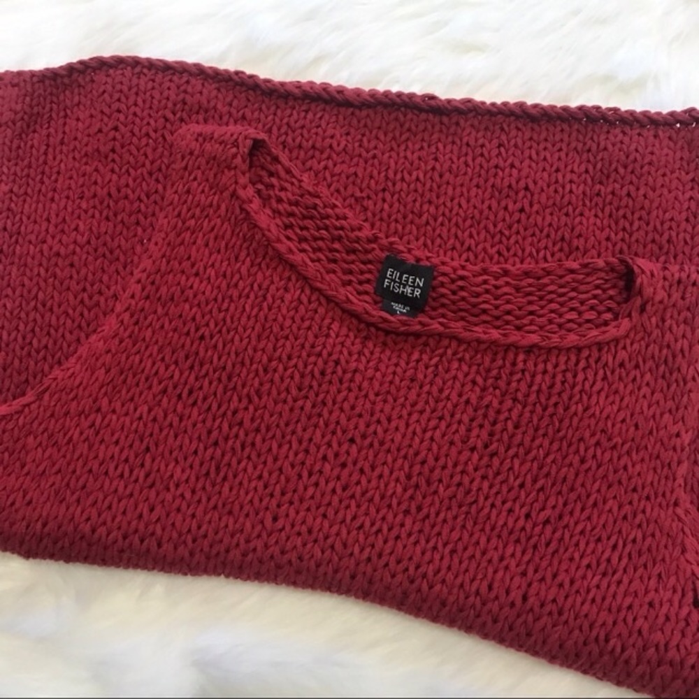 Chunky knit cotton top